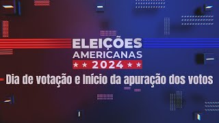 Eleições EUA 2024 Kamala X Trump  Confira os primeiros resultados das urnas [upl. by Engen47]