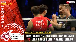 Kim AstrupSkaarup Rasmussen vs Liang Wei KengWang Chang  Final Denmark Open 2024 [upl. by Verity512]