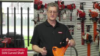 Gator SpeedLoad Installation Stihl Curved Shaft Trimmer [upl. by Werna]