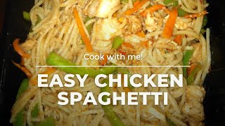 easy chicken spaghetti recipe [upl. by Finzer41]