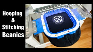 How to Embroider a Beanie w Mighty Hoop GroPro Hero 8 [upl. by Einhorn]