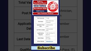 Railway Recruitment 2024 shorts maths [upl. by Dorise]