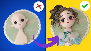 Amazing DIY with Clay 0 step  Brilliant Idea to Make dolls  Clay Craft Ideas ​⁠JennaHandcrafts [upl. by Zzaj]