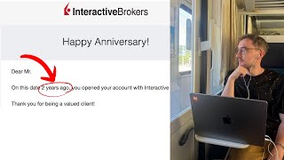 I set up my Interactive Brokers account exactly 2 years ago this is my result [upl. by Balsam]