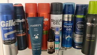 Shave gels  Gillette Nivea Aldi Harrys [upl. by Gnilyarg186]