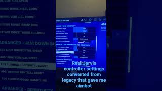 Jarvis real controller settingsthey gave me aimbot [upl. by Oirasan]