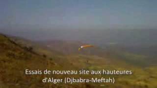 Hako essais de nouveaux sites parapente à Alger DjbabraMeftah [upl. by Elreath]