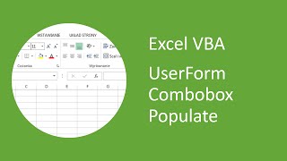 Excel VBA UserForm Combobox Populate from an Array Multidimensional [upl. by Alvin]