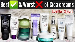 Best ✅ amp Worst ❌ of Cica Creams for Acne Prone Sensitive Skin [upl. by Wareing]