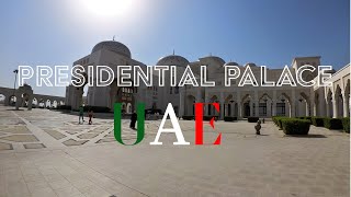 Palace of the President of UAE  Abu Dhabi  4K Walk [upl. by Mathias]