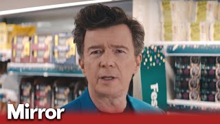 Sainsburys 2023 Christmas advert with Rick Astley [upl. by Eelyrehc437]