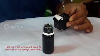 How to refill HP black ink cartridge with parrot refill kit [upl. by Watanabe]