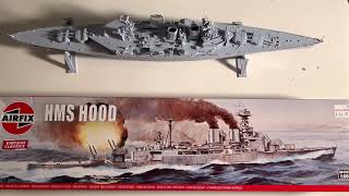 Unboxing Airfix  EP02 HMS Hood 1600 [upl. by Nyltiac608]