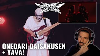 FIRST TIME REACTION TO BABYMETAL  Onedari Daisakusen w Yuimetal  Yava 2017 Fox Festival 🧊🦊 [upl. by Studdard]