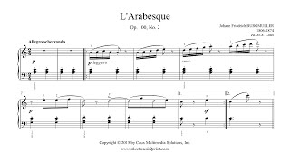 Burgmüller  Arabesque Op 100 No 2 [upl. by Erich]