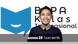 Learn Indonesian  Loan Words [upl. by Johm817]