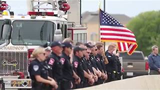 Funeral held for slain Dallas officer Rogelio Santander [upl. by Assirialc]