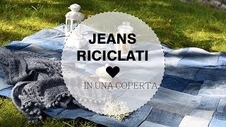 Jeans riciclati in una coperta da picnic  An italian in Sweden [upl. by Teage]