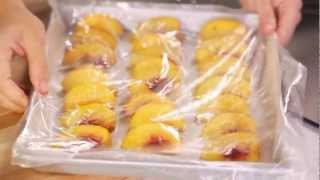 How to Freeze Fresh Peaches [upl. by Aizitel]