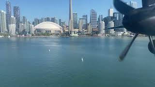 Porter Airlines De Havilland Canada Dash 8400 Landing at Billy Bishop Toronto City Airport [upl. by Jacoby814]