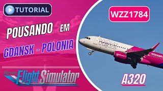 Pouso ILS completo em EPGD GDANSK com A320 [upl. by Nosduh899]