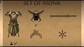 Shadow Fight 2  ASCENSION  Collect SET OF MONK 「Android Gameplay」 [upl. by Aidnyl167]