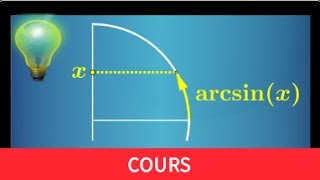 arcsinus • savoir lire arcsinx • formules du cours avec le cercle trigonométrique • prépa mpsi [upl. by Berton527]