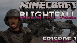 Minecraft Blightfall  Episode 1  Bienvenue sur une planète hostile [upl. by Gardal]