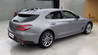 2022 GENESIS G70 Shooting Brake 20T Bond Silver EXTERIORINTERIOR Walkaround in 4K [upl. by Rissa]