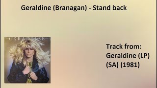 Geraldine Branagan  Stand back [upl. by Gottfried224]