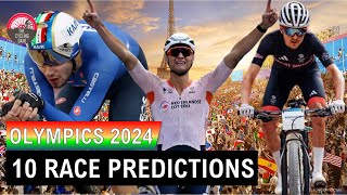 10 Predictions at the PARIS OLYMPICS 2024 Cycling Edition [upl. by Aleik293]