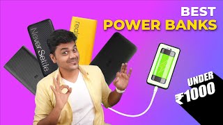 Top 5 Best Power Banks Under Rs 1000 🔥🔥🔥 உங்களுக்கு எது சிறந்தது [upl. by Hgielak]