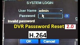 CCTV Security Pros  DVR Password Reset System Locked [upl. by Itsym]