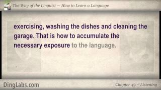 49 The Linguist by Steve Kaufmann  How to Learn a Language  Listening [upl. by Sou]