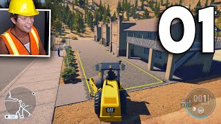 Construction Simulator  Part 1  The Beginning [upl. by Yentiw]