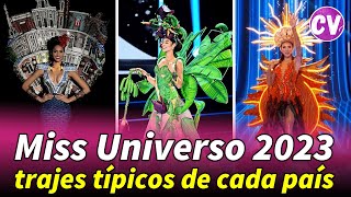 Miss Universo 2023 Así fue la gala de trajes típicos de cada país 🤩VIDEO👇 [upl. by Adnih]