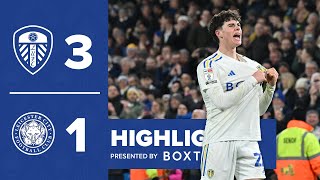 Highlights Leeds United 31 Leicester City  STUNNING COMEBACK AT ELLAND ROAD [upl. by Aeret175]