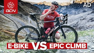 Can An E Bike Survive One Of Pro Cyclings Toughest Climbs [upl. by Eldwin162]