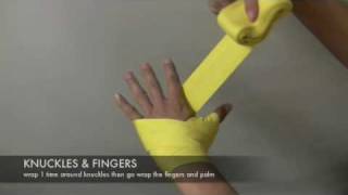 My Boxing Hand Wrapping  3m noneelastic [upl. by Ecirtnahs]