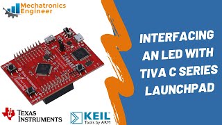 Interfacing an LED with TIVA C Series LaunchPad [upl. by Htessil]