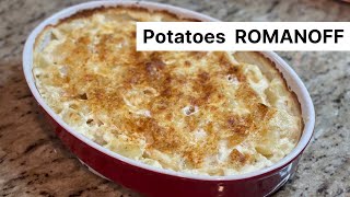 Great steakhouse potatoes  Potatoes Romanoff [upl. by Farra]