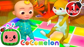 How to Do the Looby Loo  1 Hour of CoComelon Animal Time Dance Songs  Nursery Rhymes for Kids [upl. by Aldred]