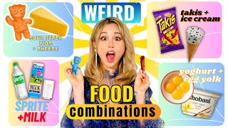 Trying Over 20 Weird Food Combinations that you suggested [upl. by Carry835]