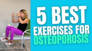 5 exercises to build stronger bones with osteoporosis [upl. by Ahsienot]