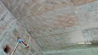 Ceiling Hacking for Before Plastering  Plastering [upl. by Nylaf10]