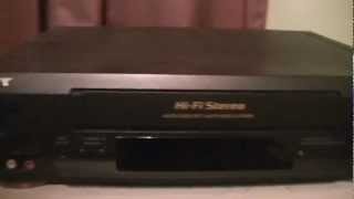 Sony SLVN50 VHS VCR Overiew [upl. by Elledoj376]