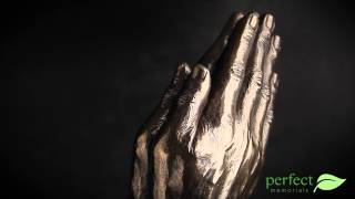 Praying Hands Cremation Urn by Perfect Memorials [upl. by Itram]