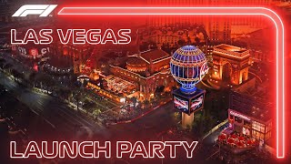 Live in Las Vegas F1 hits The Strip to launch the 2023 Las Vegas Grand Prix [upl. by Nnaeiluj]