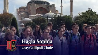 St Josephs College Gregory Terrace and All Hallows Gallipoli Choir Hagia Sophia August 2015 [upl. by Jorin632]