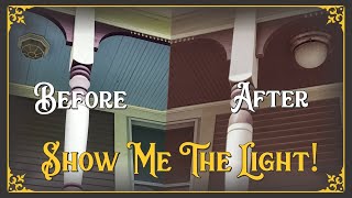 Show Me The Light Stripping Paint from a Beadboard Porch Ceiling S1 Ep10 [upl. by Corrina]